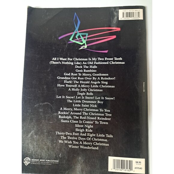 Dan Coates 1995 Warner Bros Christmas Holiday Music Piano Sheet Music Book - Picture 2 of 13